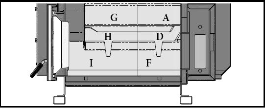 Spodní kul. prostor DC 105S - přední pravý