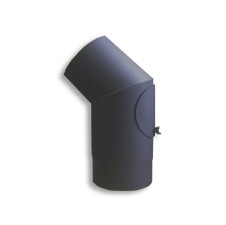 Koleno kouřovodu prům.152mm/45° s čistícím otvorem