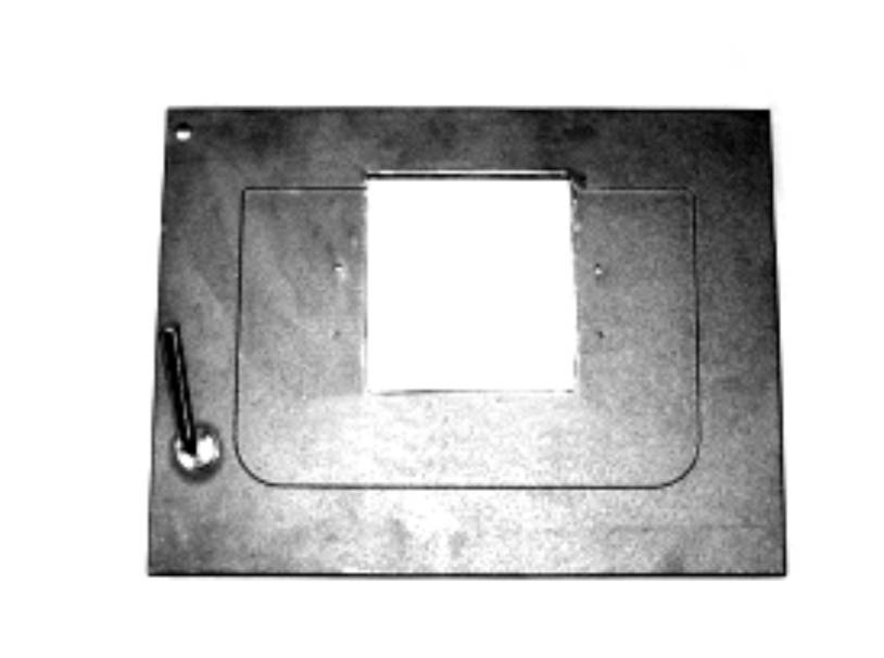 Dvířka vrchní malá s dírou pro hořák A45- pravá