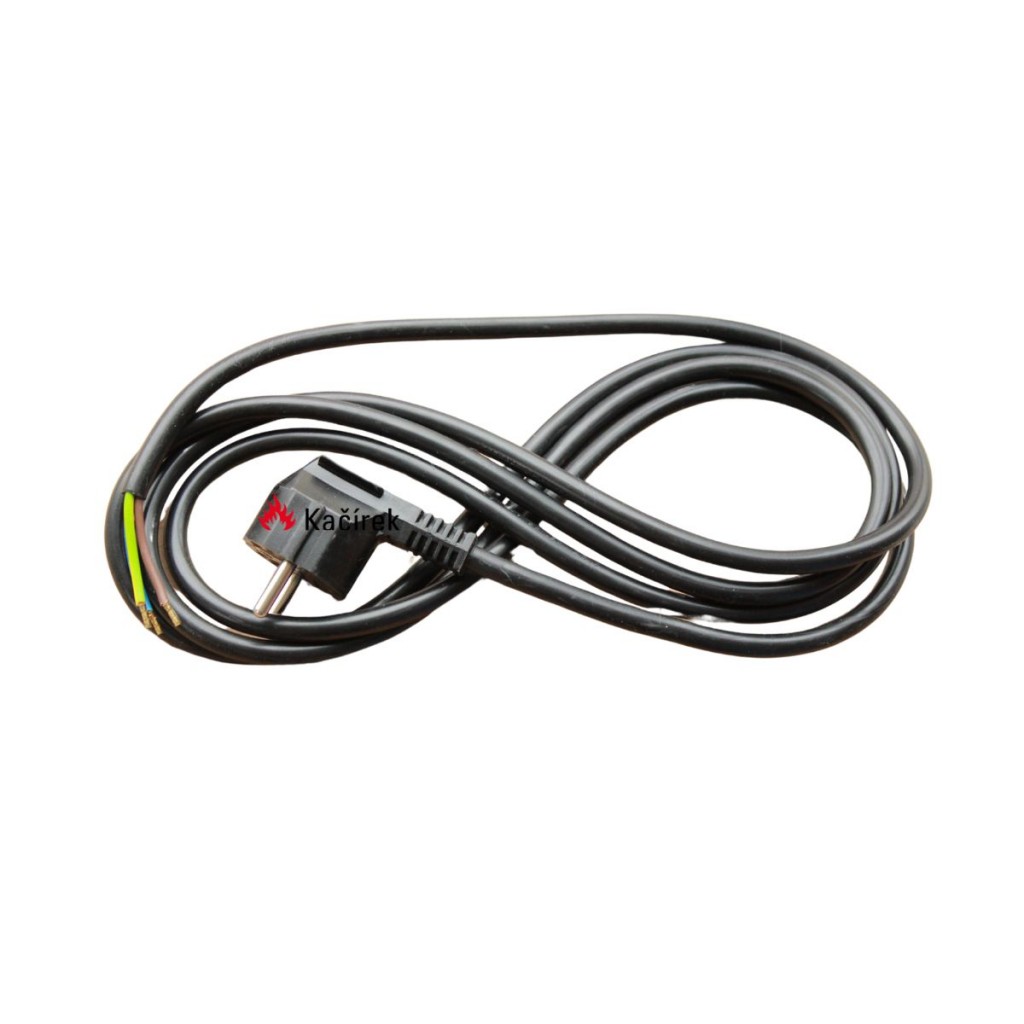 Flexo šňůra H 03 VV-F3G 0,75 CZU 2,5m