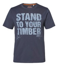 Tričko "STAND TO YOUR TIMBER" šedé, vel. L