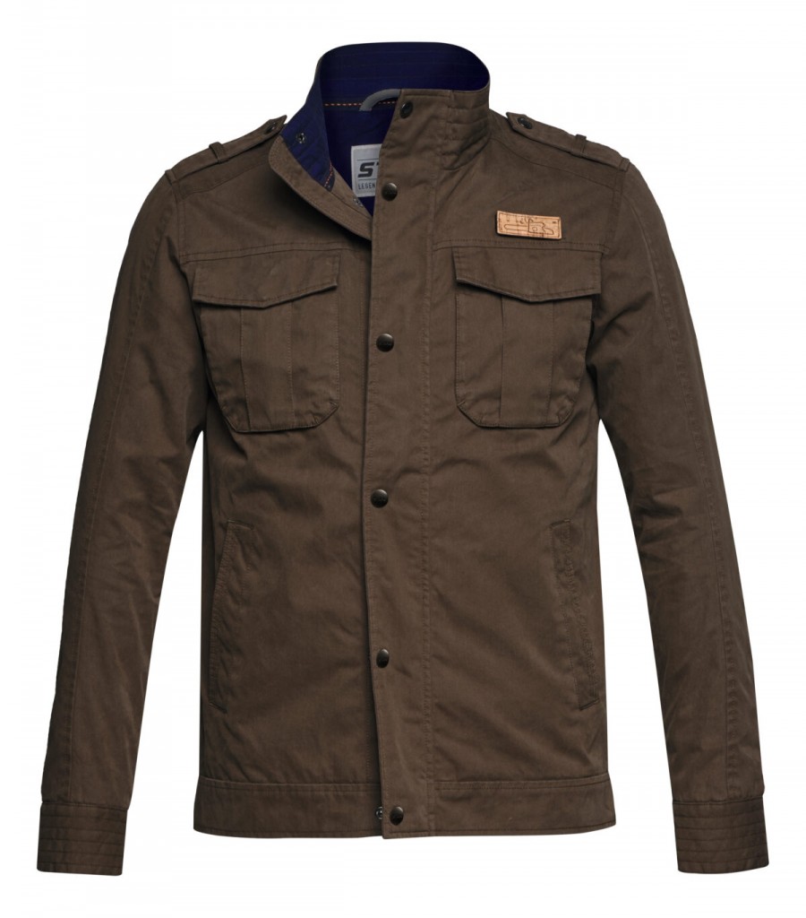 Bunda "BADGE" hnědá, vel. M