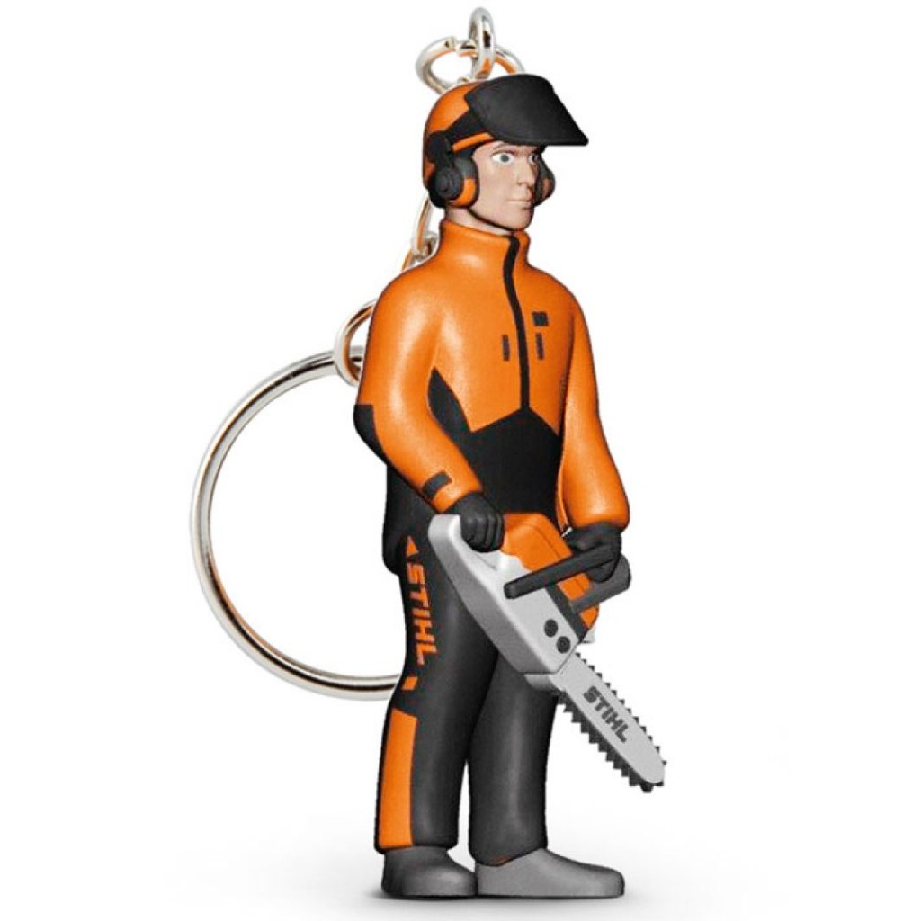 Přívěšek na klíče - lesní dělník