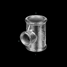 T-KUS REDUKČNÍ 1/2X1" ČERNÝ