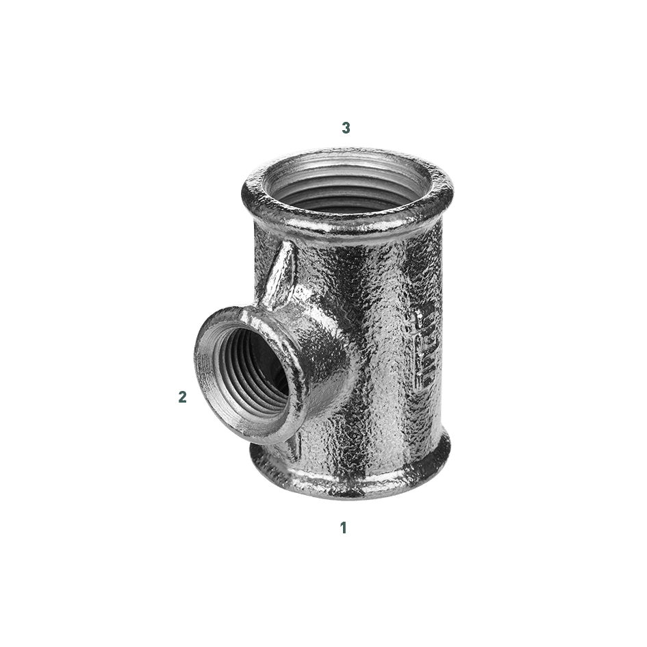 T-KUS REDUKČNÍ 21/2X1" ČERNÝ