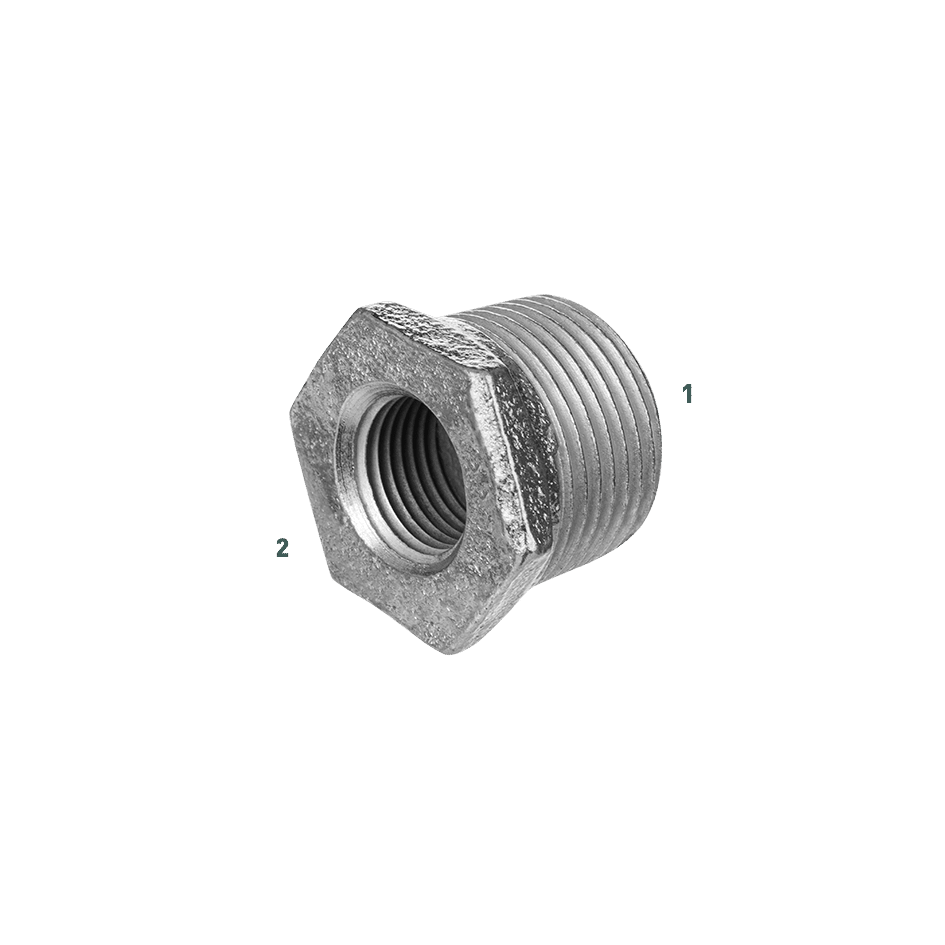 REDUKCE M/F 11/2X1" ČERNÁ