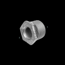 REDUKCE M/F 11/2X1" ČERNÁ