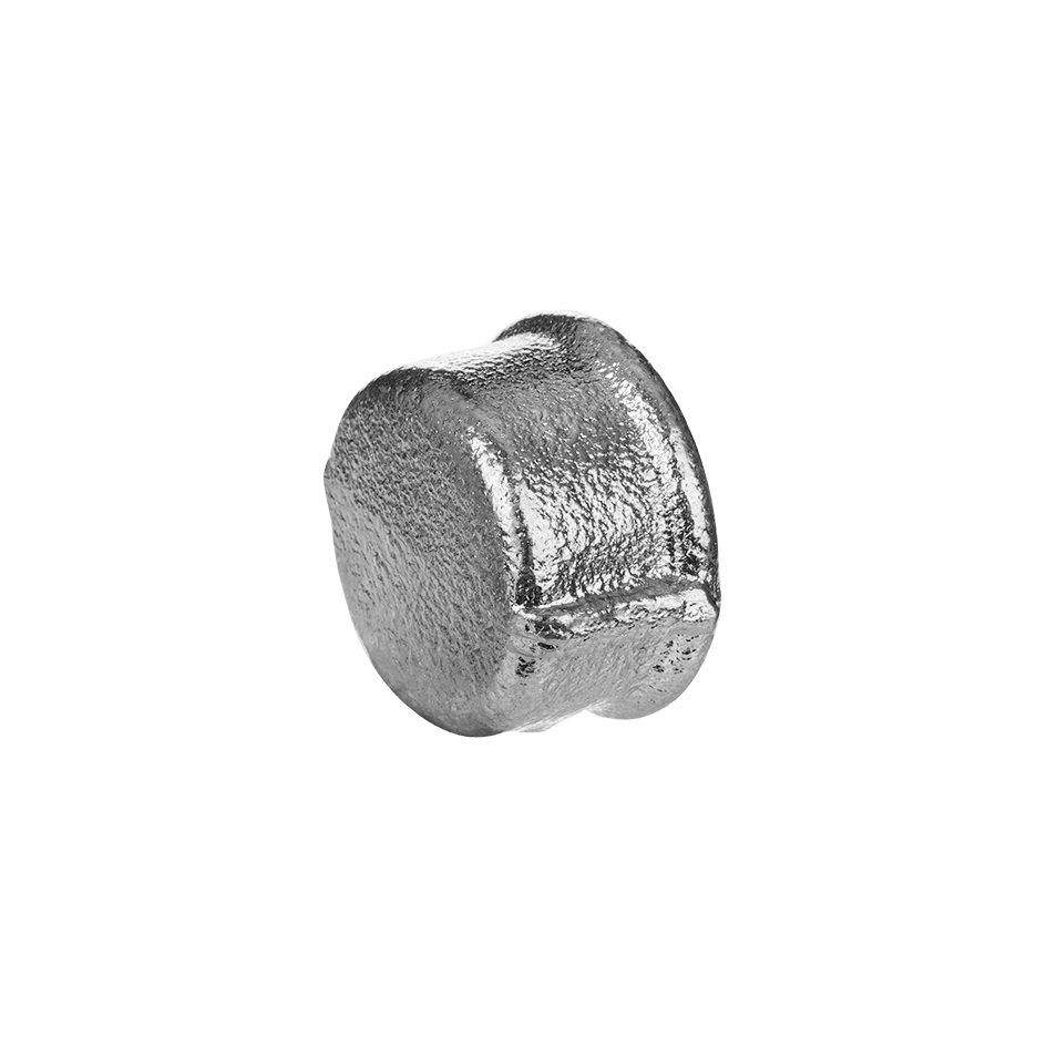 VÍČKO HLADKÉ 1/2" ČERNÉ