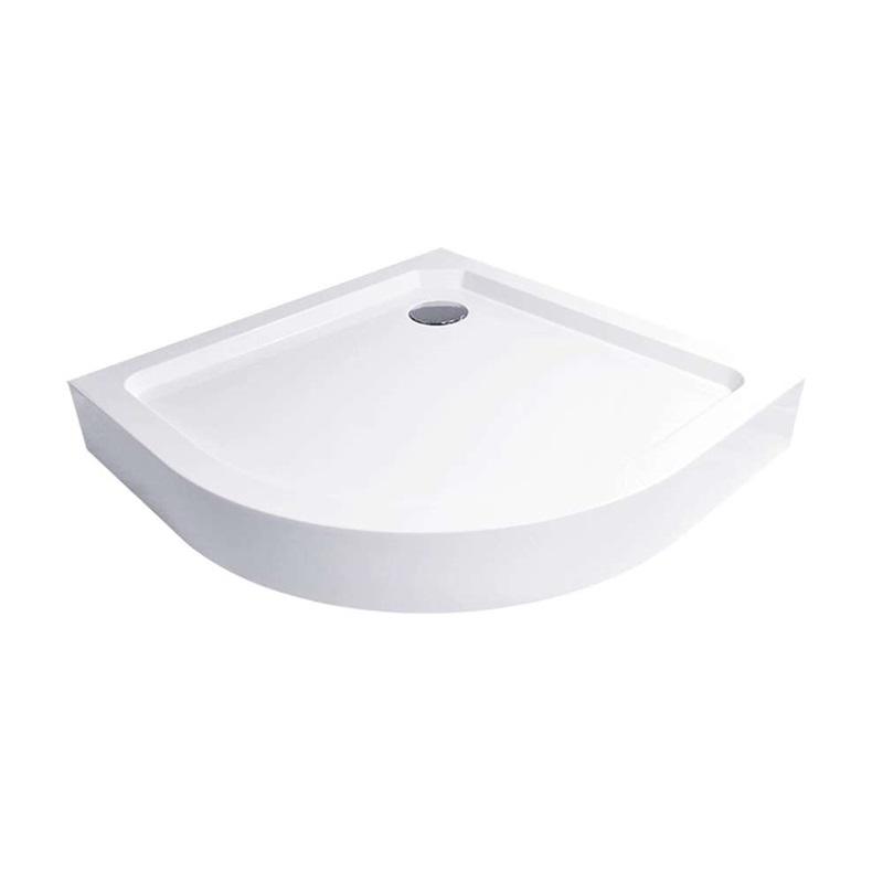 Sprchová vanička R550, 80x80x14 cm, SMC, bílá, včetně nožiček a sifonu pr. 90 mm