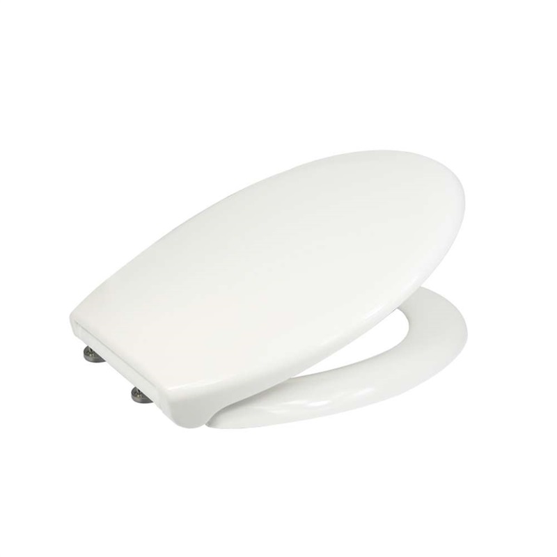 WC sedátko, duroplast, Soft - Close, celonerez. panty - Easy Lock, bílé