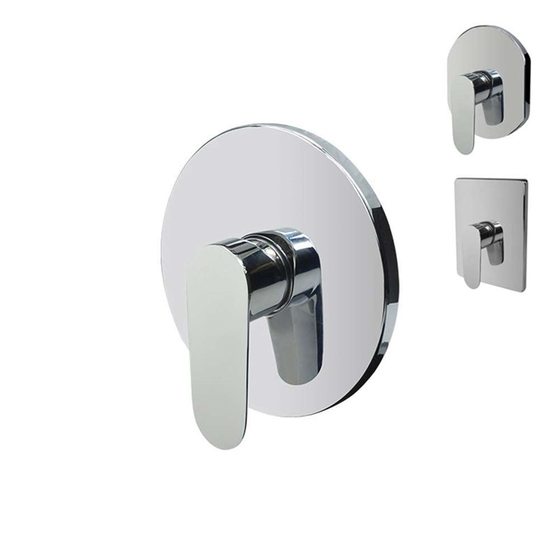 Viana sprchová baterie podomítková bez přepínače, Mbox, kulatý kryt