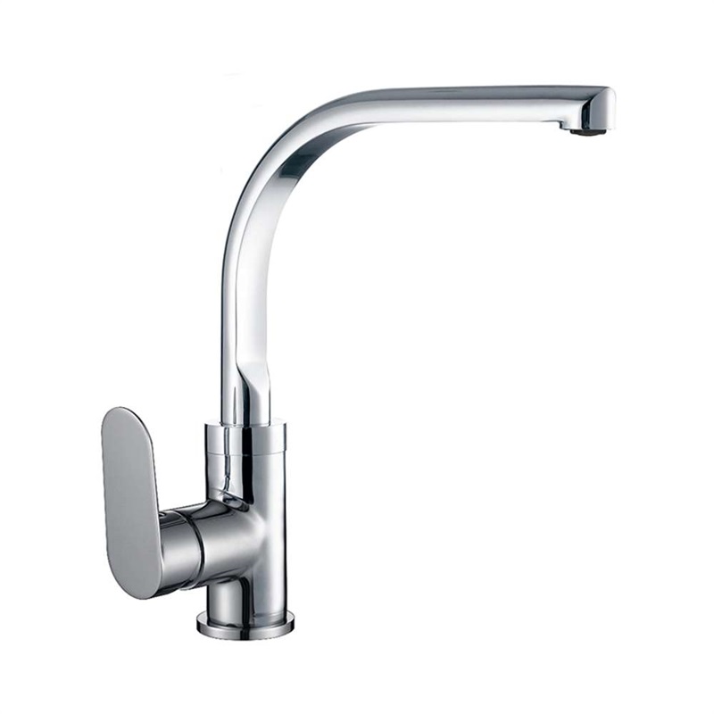 Viana dřezová baterie stojánková mimoúrovňová, s ramínkem nad pákou, výška 306 mm