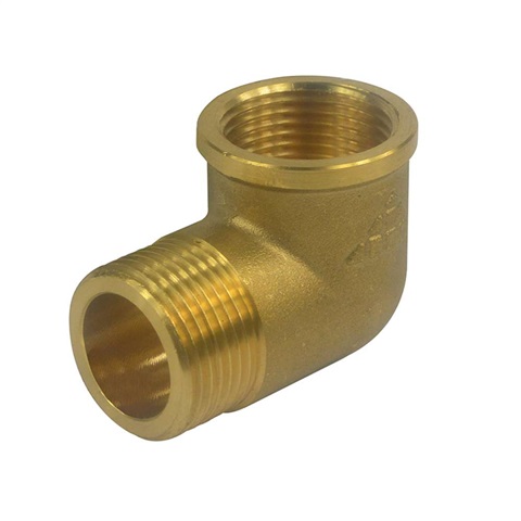 Koleno 90st. mosaz 3/4"MxF