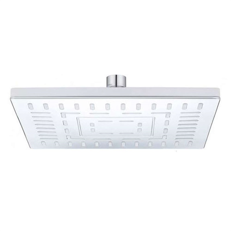 Talířová sprcha horní, 220x220 mm s kloubem, pochromovaný plast