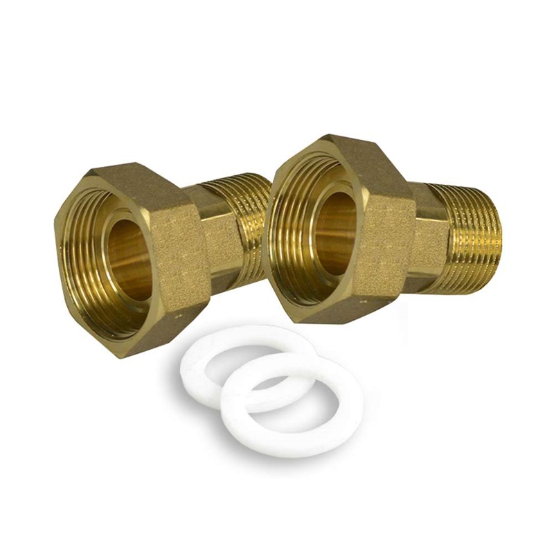 Šroubení k vodoměru 1/2" s těsněním - 2 ks - DN15