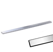 Novea sprchové dveře 100x200 cm, nerezový žlab ke stěně s roštem