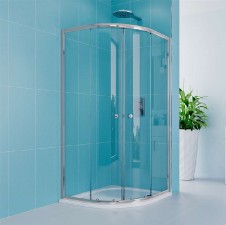 Sprchový set, spr. kout CK35123Z 90x90x185cm, chrom ALU, sklo čiré,litá vanička CV05M vč. sifonu