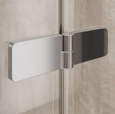 Novea sprchový kout, obdél., 110x100x200 cm, pravý, chrom ALU, sklo čiré 6/8 mm, EC