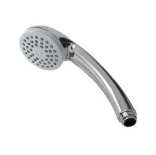 Sprchová souprava, jednopolohová sprcha plastová, sprchová hadice    150 cm, bílá - chrom