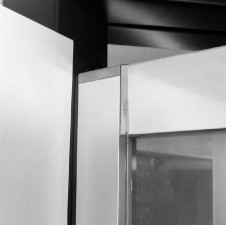 Lima sprchový kout, R 550, 90x90x190 cm, bílý ALU, sklo Point 6 mm