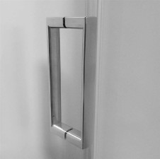 Lima sprchový kout, R 550, 90x90x190 cm, bílý ALU, sklo Point 6 mm