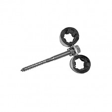 Dvojobjímka 2x15mm +tl.vl+šroub KOMBI, pozink