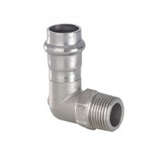 Koleno 90st  4092G 22 x 1/2" AG Rotguss