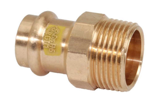 Přechod. PG4243G 35 x 1" AG Rotguss