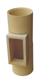 Čistící komínová tvarovka