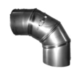 Přestavitelné koleno 0-90° s kontrolním otvorem DN 200