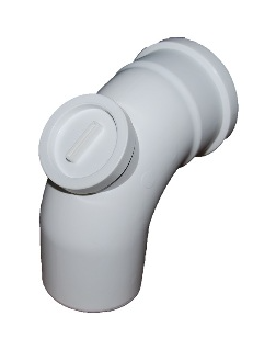 Revizní koleno DN 80/87,5st, plast