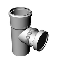 Revizní kus DN 250, přímý, plast